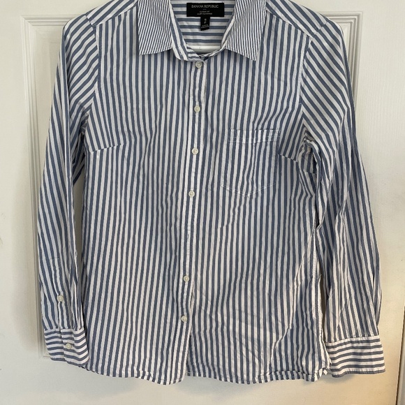 Blue striped dress shirt - Picture 1 of 2
